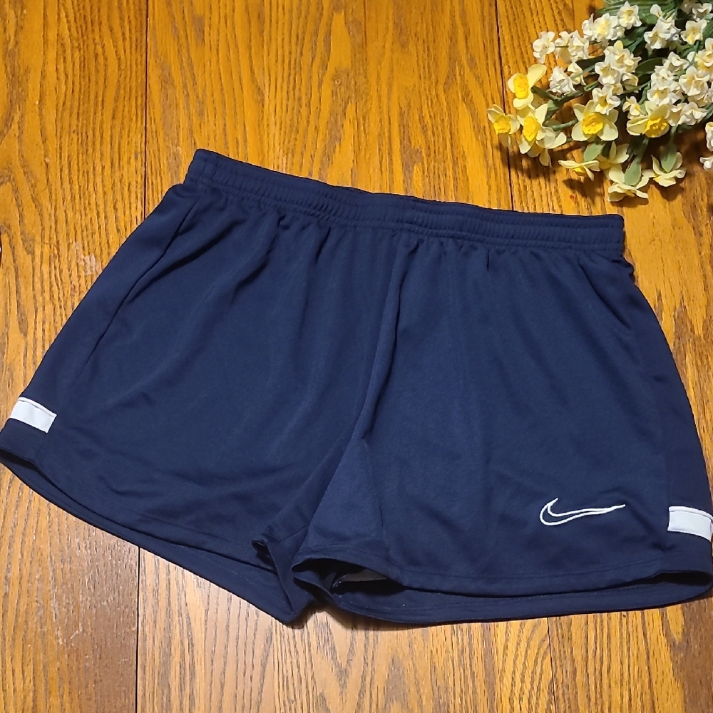 Nike Dark Blue Women's Athletic Shorts -  Size Large